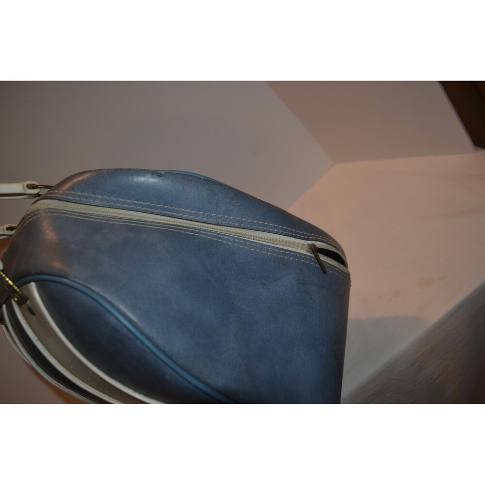 Vintage Bowling Bag Rocking Retro Mod Blue - Picture 4 of 6